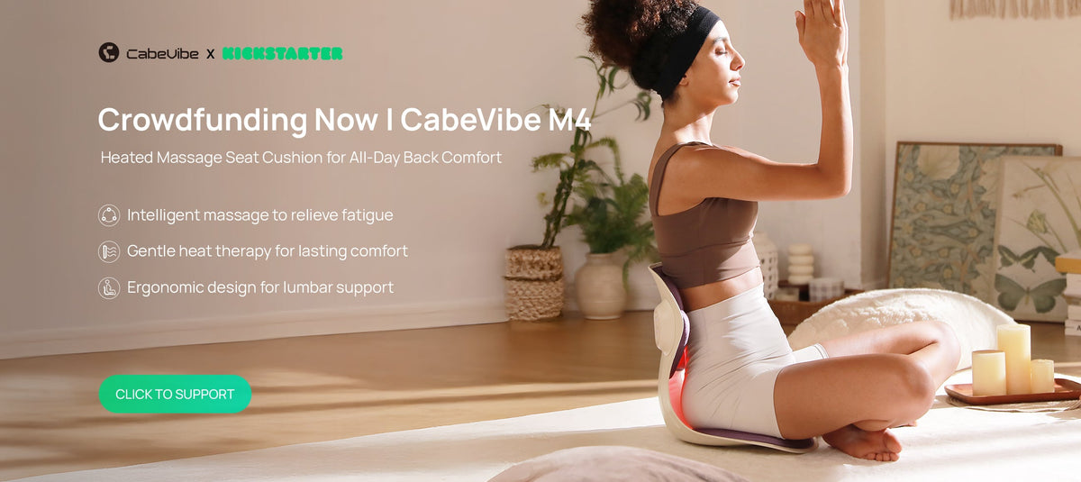 CabSupport M4: Portable Seat Cushion That Corrects Posture and Relieves Back Pain